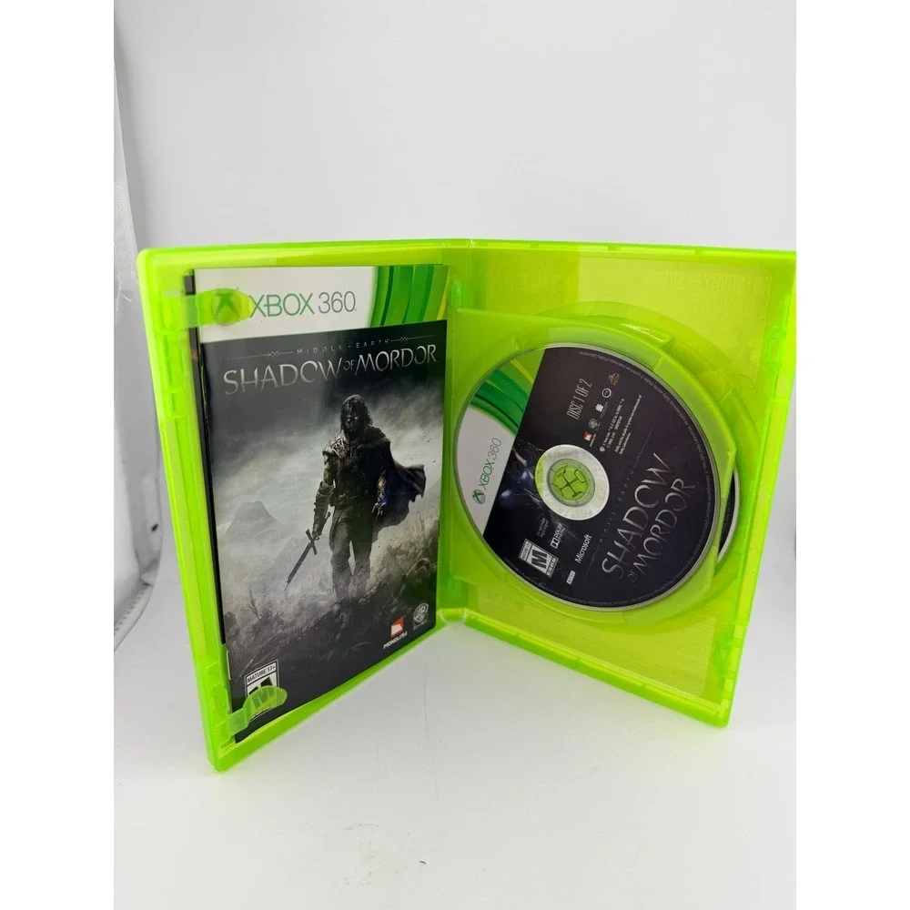 Middle-earth‎ Shadow of Mordor Xbox 360 2-Disc Set Complete with Manual NTSC